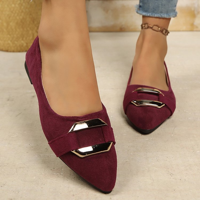 Women'S Shoes Clogs - أحذية نسائية مسطحة بمقدمة مدببة من