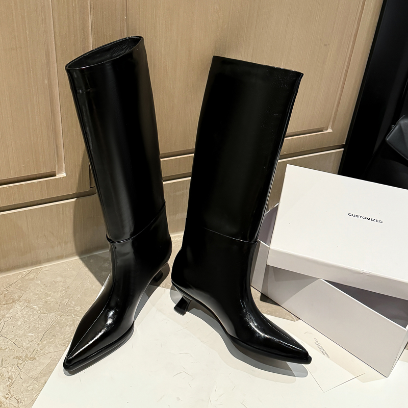 QUTAA موضة أخبار النساء حذاء ب - مراجعة Knee High Boots Women وسعره