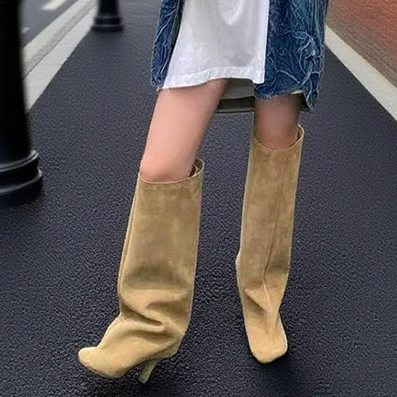 الشتاء الشارع فاسق جولة تو الن - مراجعة Knee High Boots Women وسعره