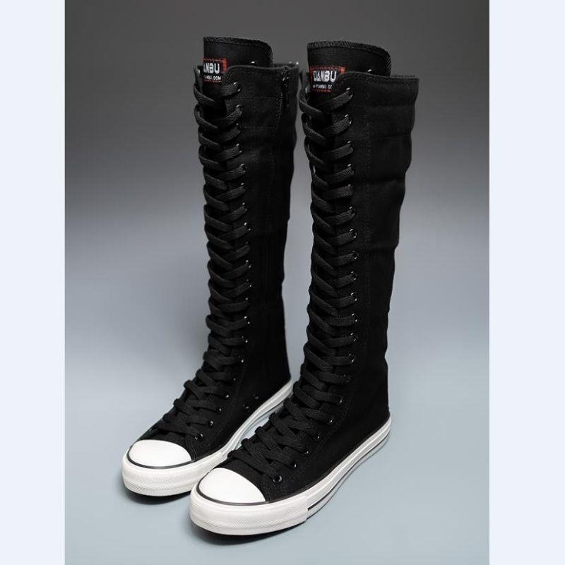 أحذية قماشية نسائية جديدة لعام - مراجعة Knee High Boots Women وسعره