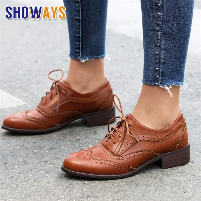 الشقق البريطانية النساء أوكسفو - مراجعة Oxford Lace Up Women وسعره