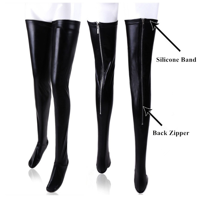 فاسق الأسود بولي Leather جوارب - مراجعة Women Shoes Xxl وسعره