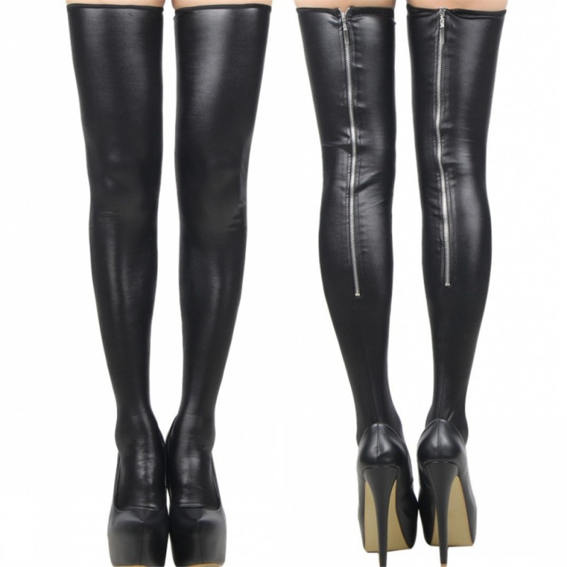 فاسق الأسود بولي Leather جوارب - مراجعة Women Shoes Xxl وسعره